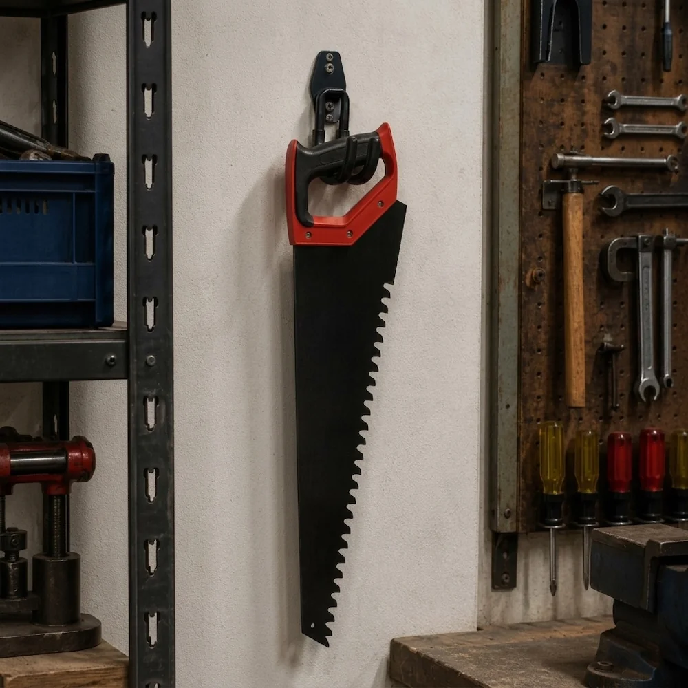 MG Tool Hangers držiak na záhradné náradie 18ks, čierny