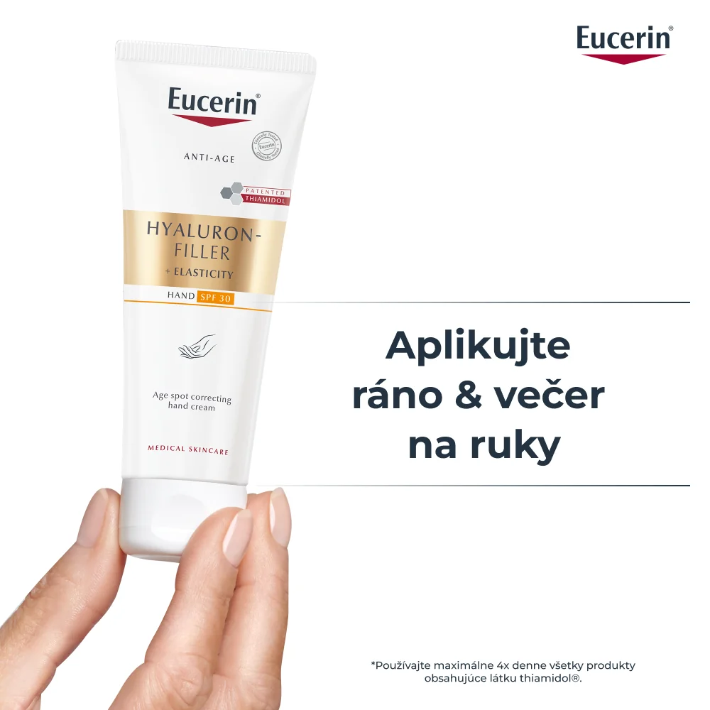 Eucerin HYALURON-FILLER+ELASTICITY Krém na ruky 1×75 ml, krém na ruky