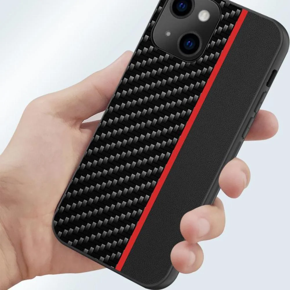 Puzdro Carbon pre Xiaomi Redmi 9A - Modrá