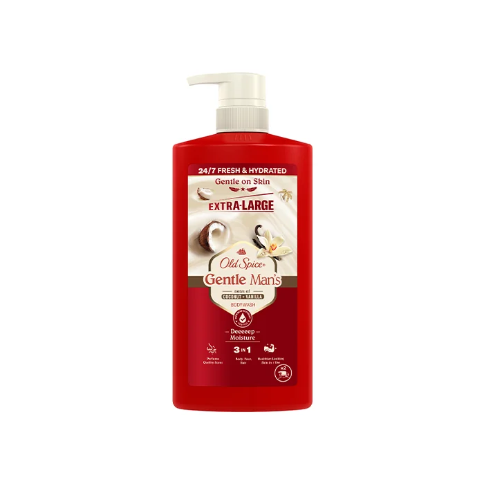 Old Spice Gentle Man's Kokos + Vanilka sprchový gél 3 v 1 800 ml