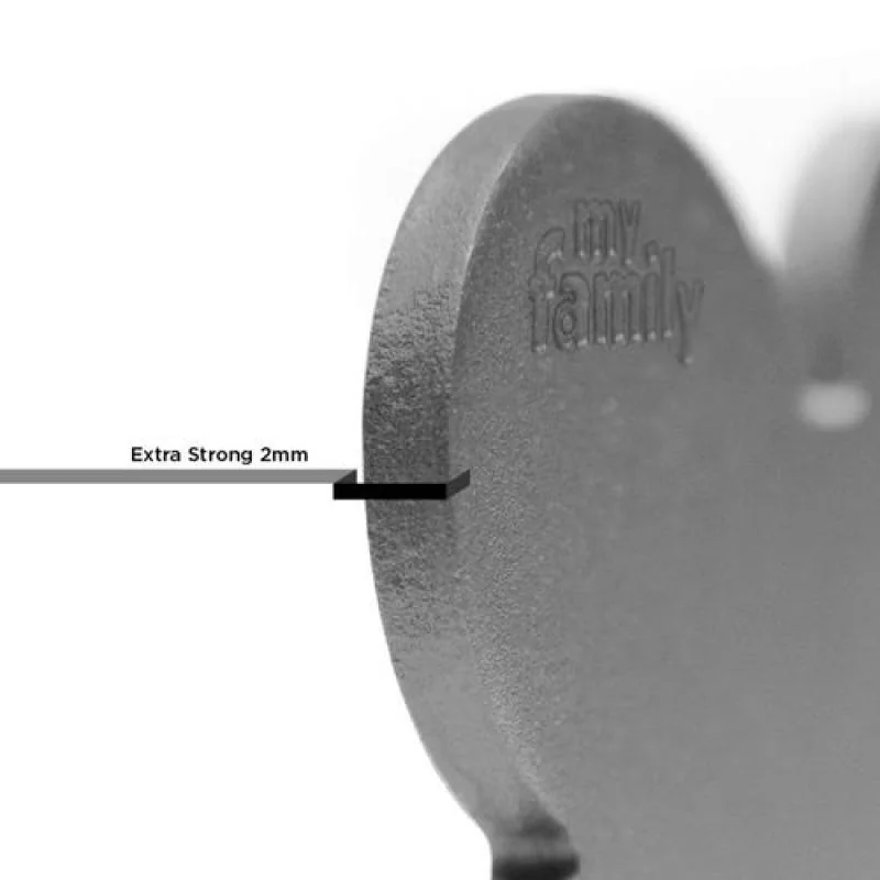 MF SMALL ROUND ALUMINUM GREY 2,85x2,15 cm gravírovateľný prívesok