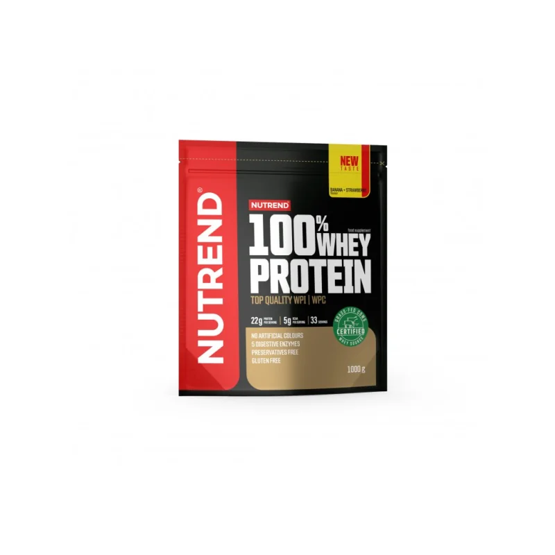 Nutrend 100% Whey Protein 1000 g karamelové latte