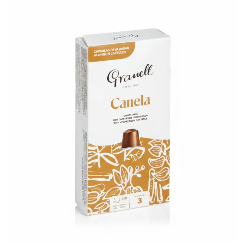 GRANELL Espresso Cinnamon, kapsule pre nespresso® 30 ks, príchuť škorica