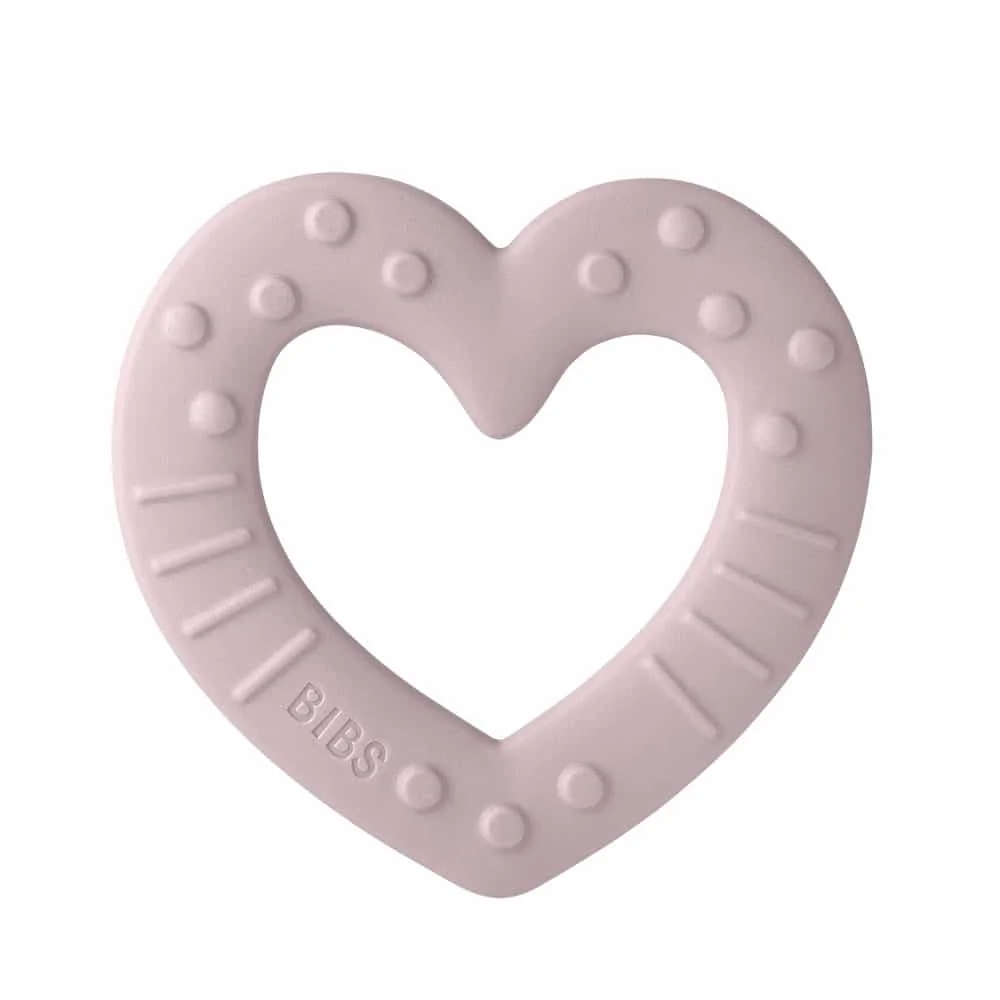 BIBS Baby Bitie hryzátko - Heart Pink Plum Heart - Pink Plum