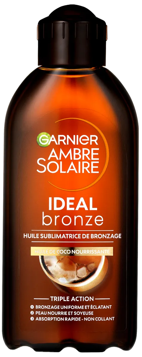 Garnier Ambre Solaire Coco Oil, vyživujúci olej na opálenú pokožku SPF 2, 200 ml 1×200 ml