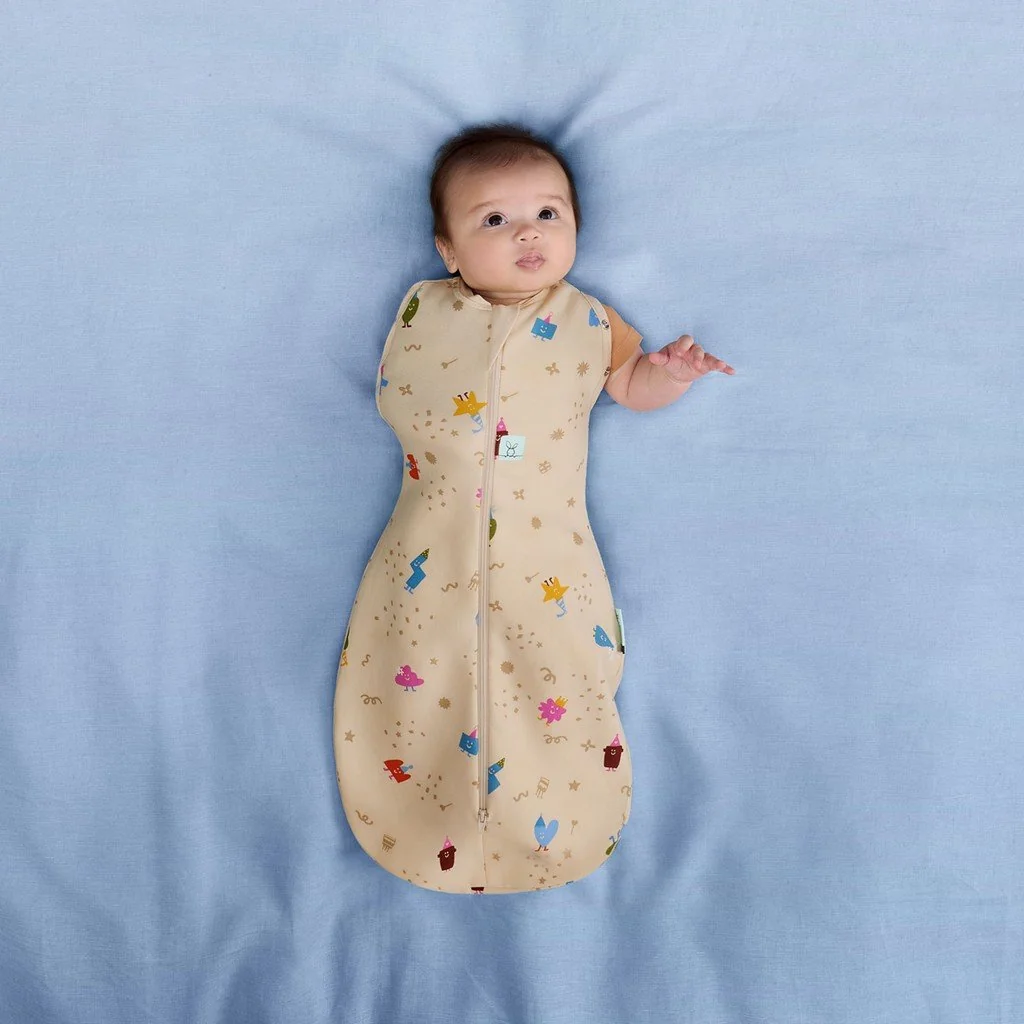 Zavinovačka a vak na spanie 2v1 Cocoon Birthday Blobs 0-3 m, 3-6 kg, 1 tog