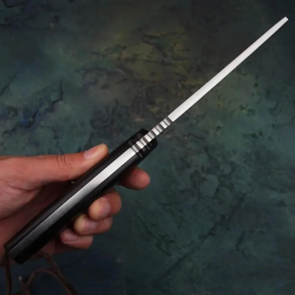 Kuchynský sekáčik Naoto - Čierna 28,3cm, 538g, DC53 steel