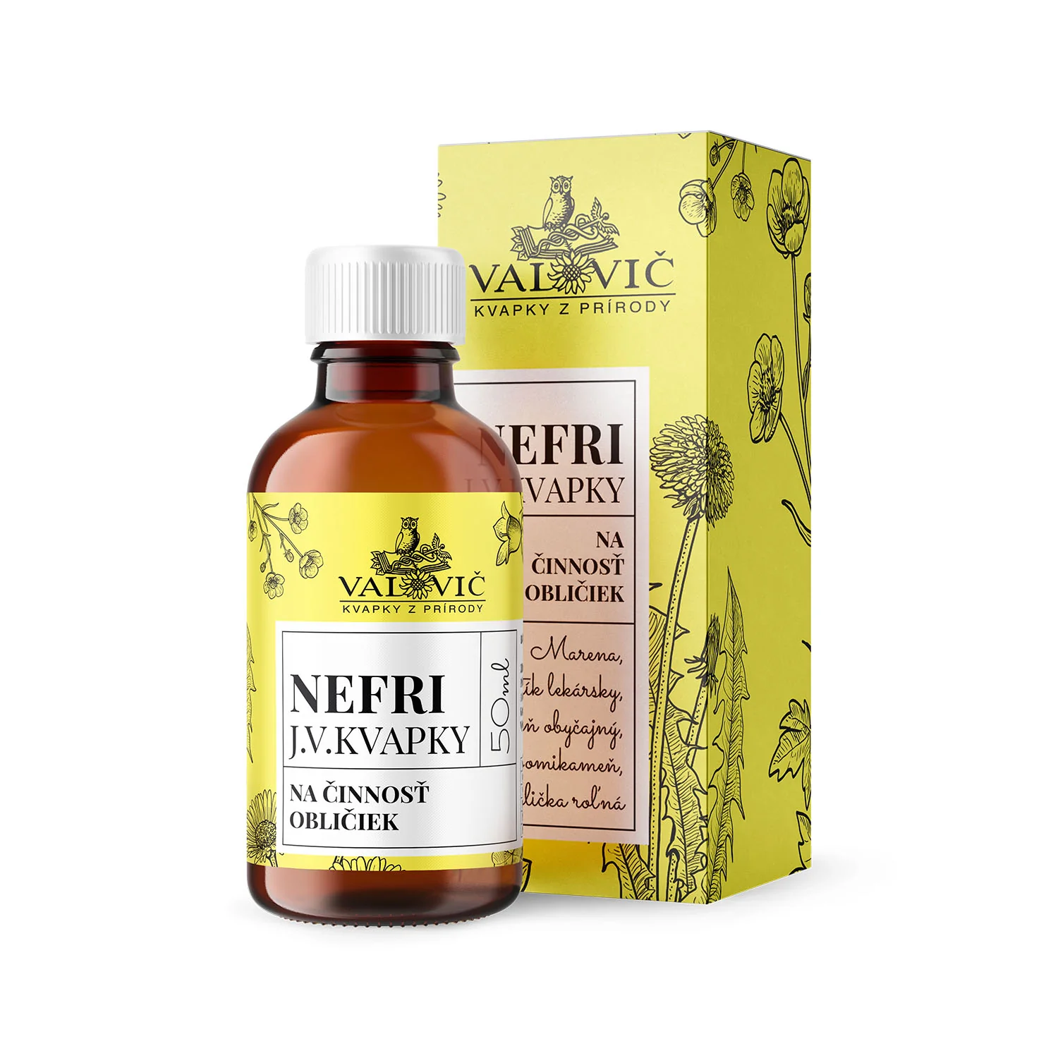 J.V. KVAPKY - NEFRI 1×50 ml, na činnosť obličiek