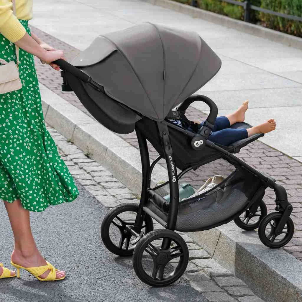 KINDERKRAFT Kočík športový Askoy Grey 1×1 ks, kočík