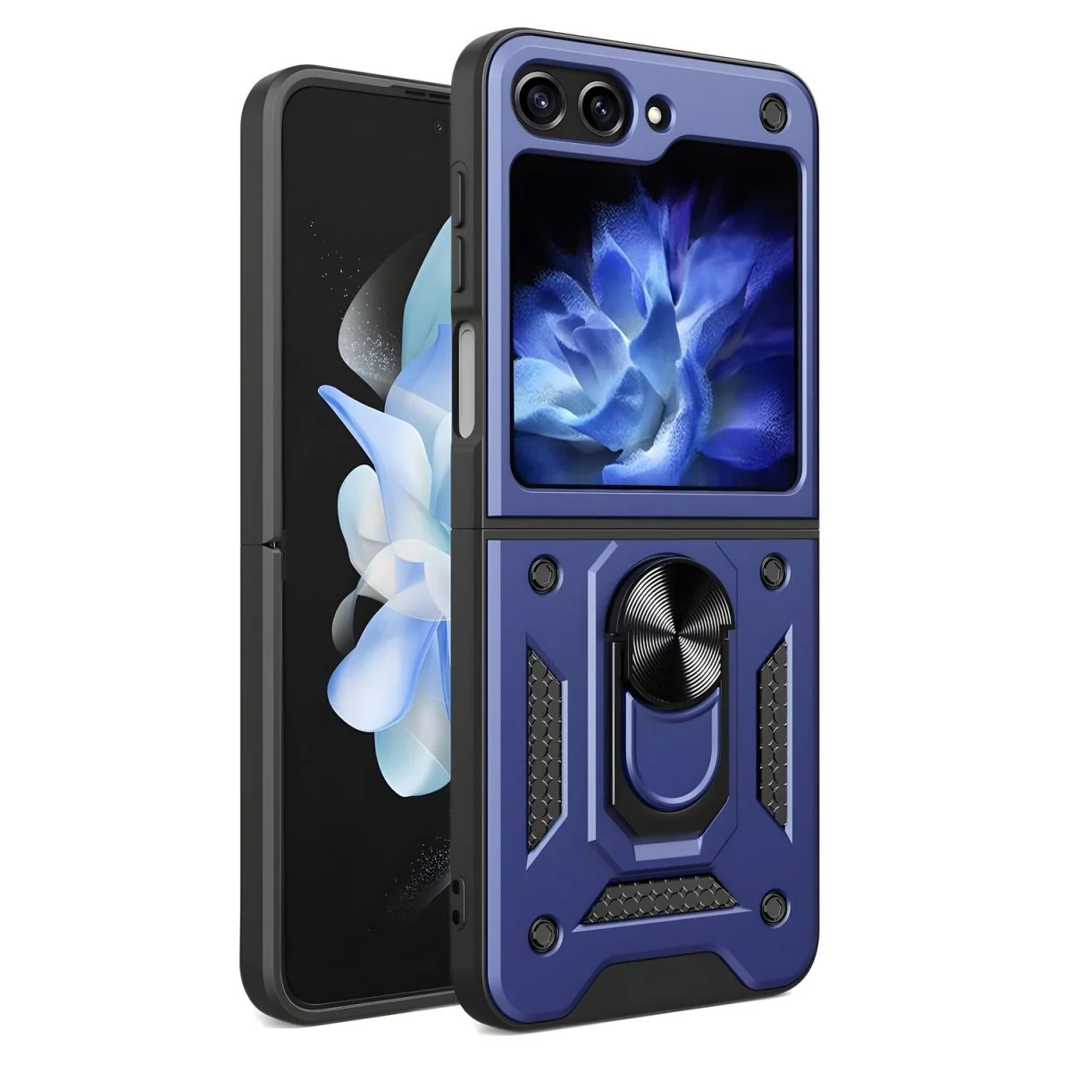 Pancierové puzdro pre Samsung Galaxy Z Flip5 Tmavo Modrá