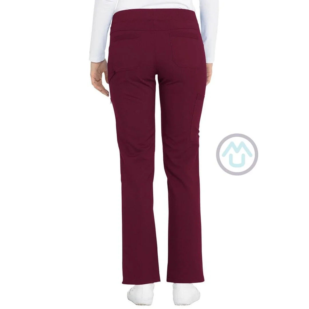 Dámske nohavice Dickies Balance na gumu - vínová S