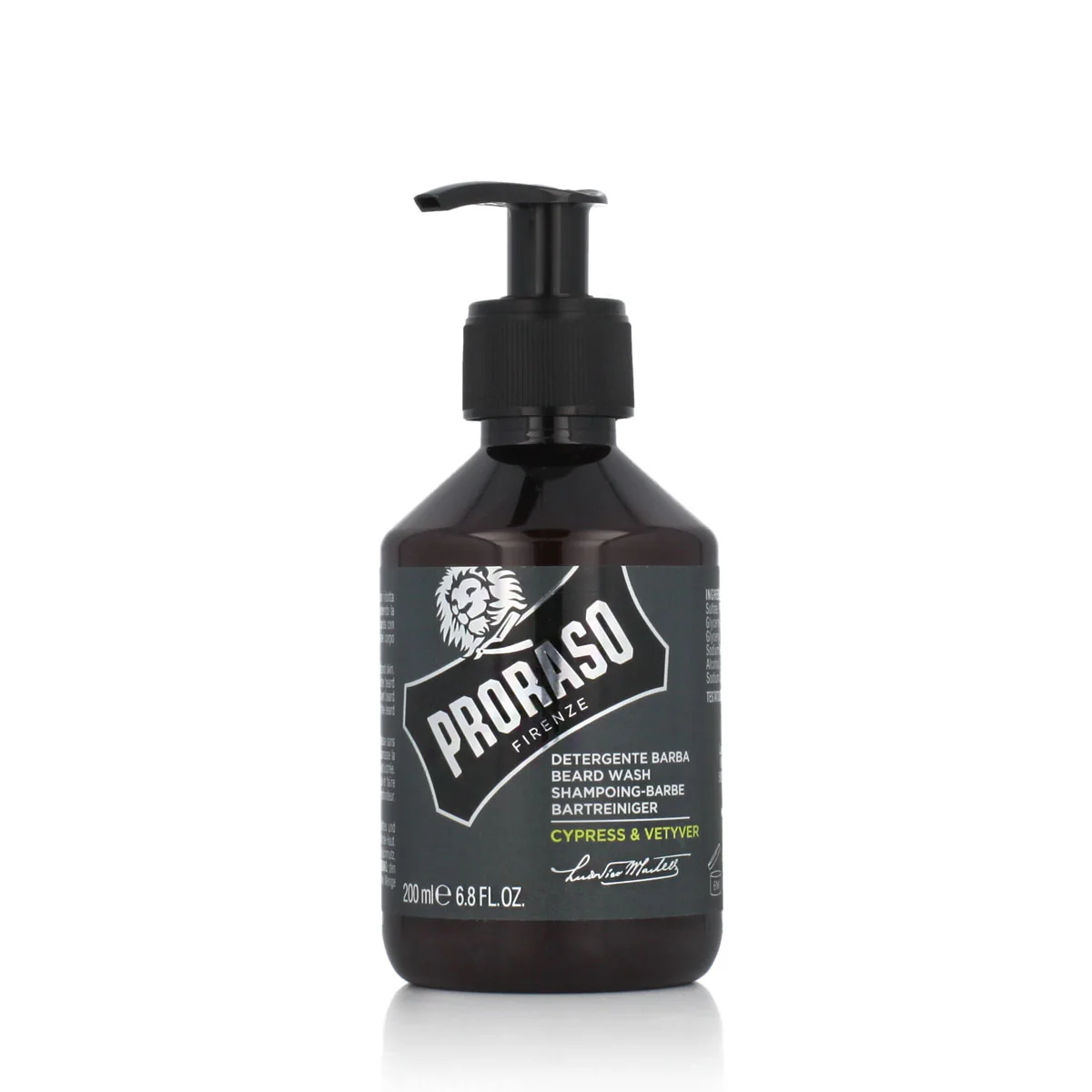 Čistiaci šampón na bradu Proraso Cypress & Vetyver Beard shampoo 200ml
