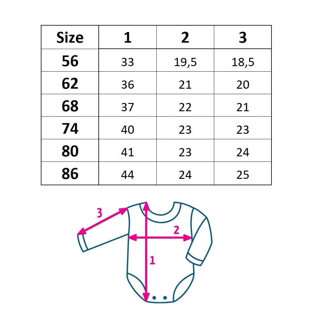 Body s potlačou 02:00 hodiny ráno, vel. 62 (3-6m)