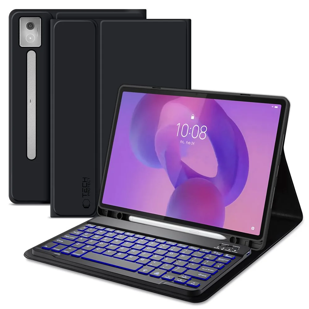 Tech-Protect SC Pen Keyboard puzdro s klávesnicou na Lenovo Idea Tab Pro / Pro MT 12.7'', čierne ro / Pro MT 12.7'', čierne