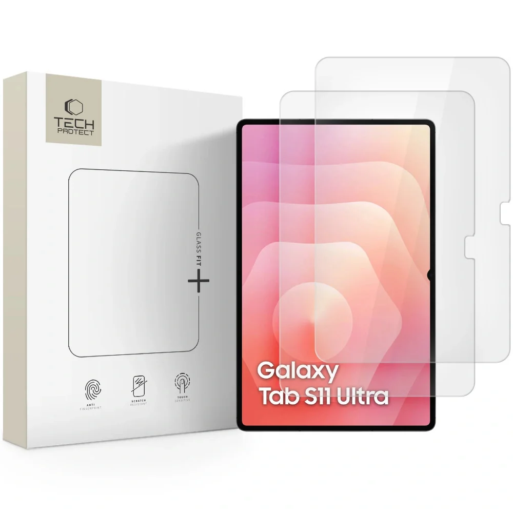 Tech-Protect Glass Fit 2x ochranné sklo na Samsung Galaxy Tab S8 Ultra / S9 Ultra / S10 Ultra / S11 Ultra 14.6'' / S9 Ultra / S10 Ultra / S11 Ultra 14.6''
