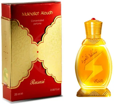 Rasasi Mukhallat Al Oudh Parf.Olej 20ml 1×20 ml, parfumový olej