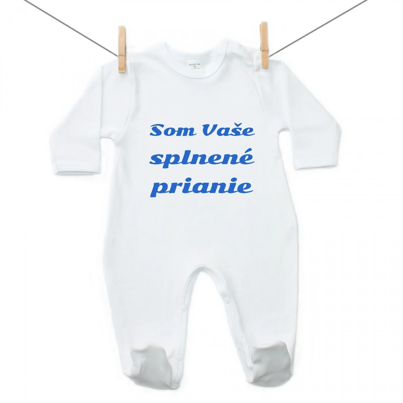 Boodyy Overal Splnené prianie Modrá Veľkosť: 80