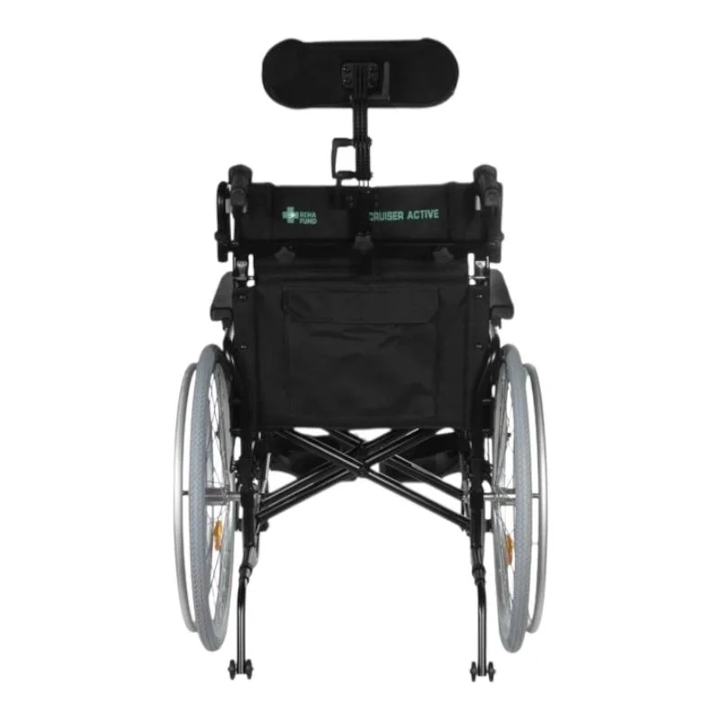 Invalidný vozík s opierkou hlavy RF-3 Cruiser Active Z, 48cm čierny Farba: čierna