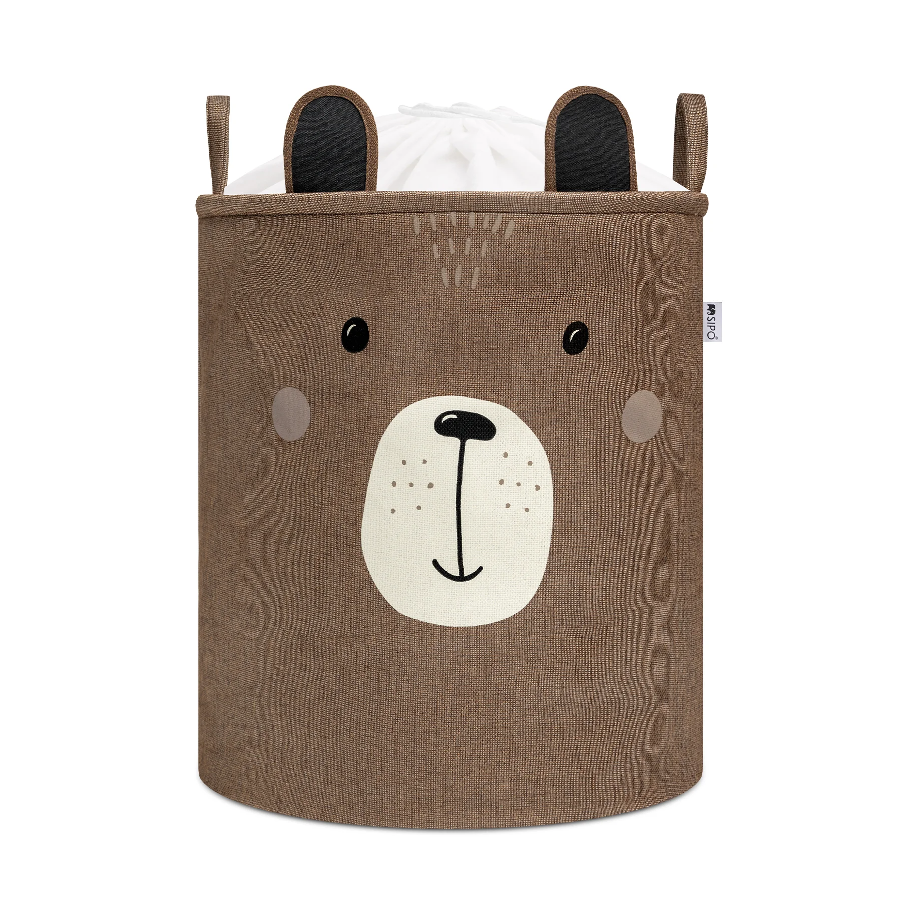 SIPO Premium kôš na hračky XL 63 l so šnúrkou, Brown Bear