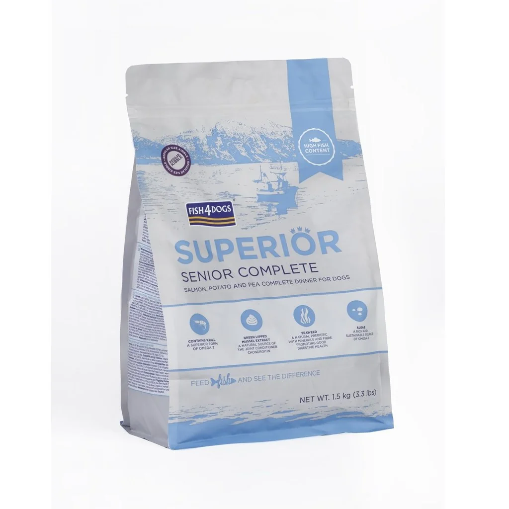 Granule veľké pre starších psov Superior losos so zemiakmi 1,5 kg