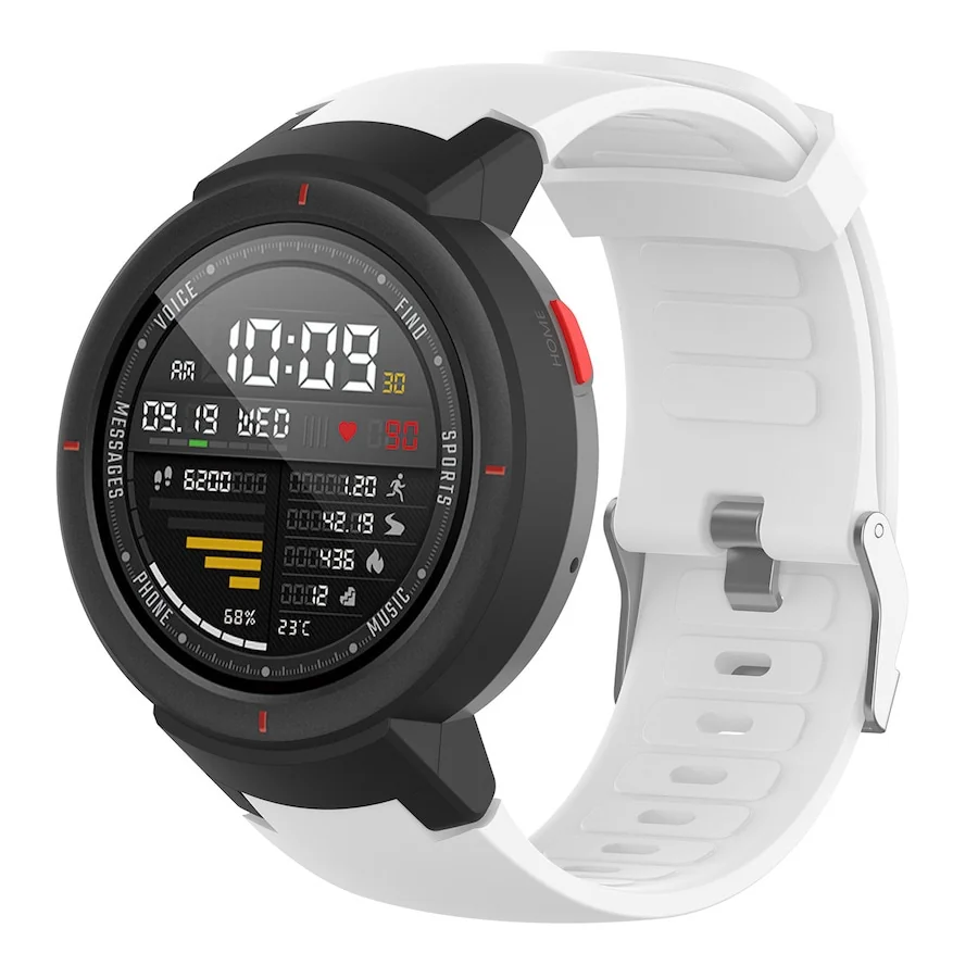 BStrap Silicone remienok na Xiaomi Amazfit Verge white