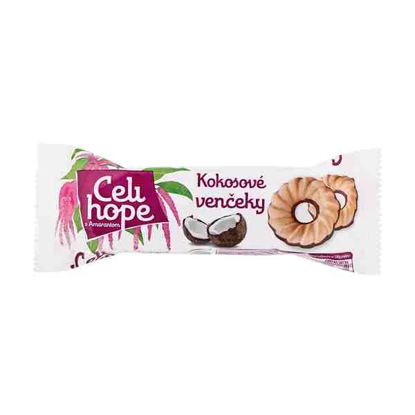 CELIHOPE Kokosové venčeky polomáčané 1×75 g, zdravá sladkosť