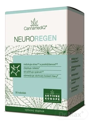 CannamediQ NEUROREGEN 1×30 cps, výživový doplnok