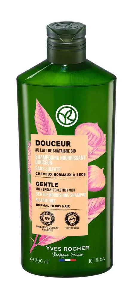 Yves Rocher Jemný šampón 1×300 ml, jemný šampón na suché vlasy