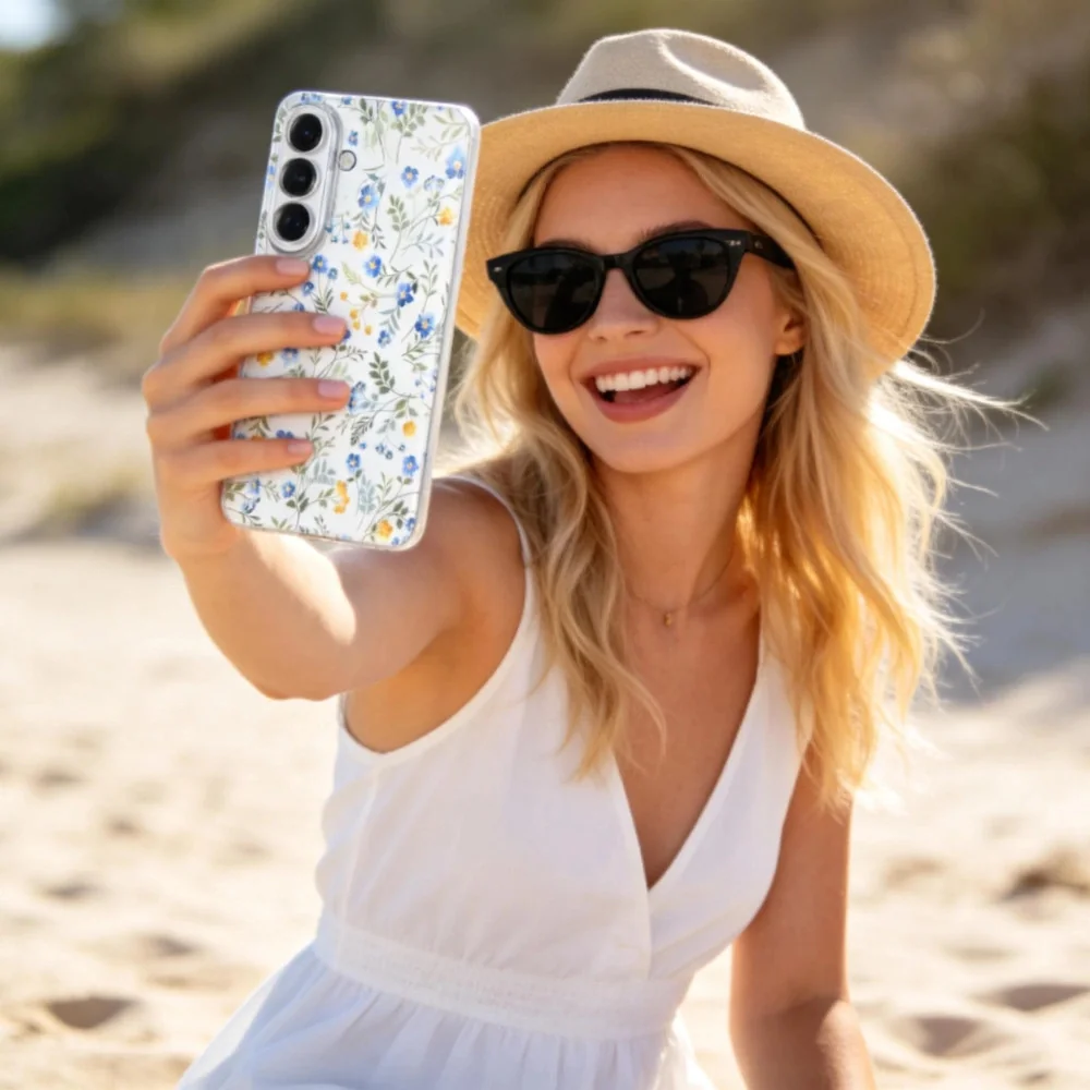 Tech-Protect FlexAir kryt na Samsung Galaxy S26, spring flowers