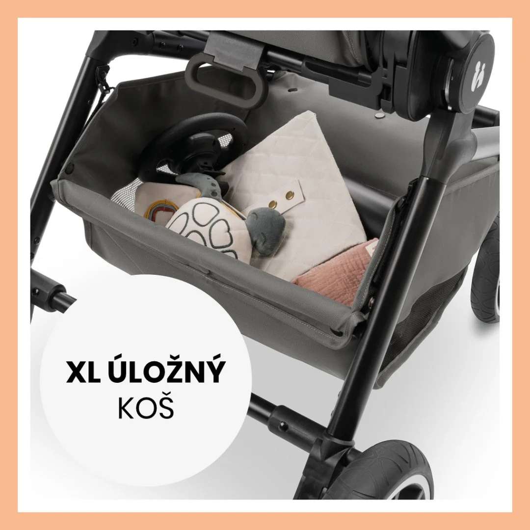 Hauck Move N Care Set 2v1 kombinovaný kočík Dark Grey