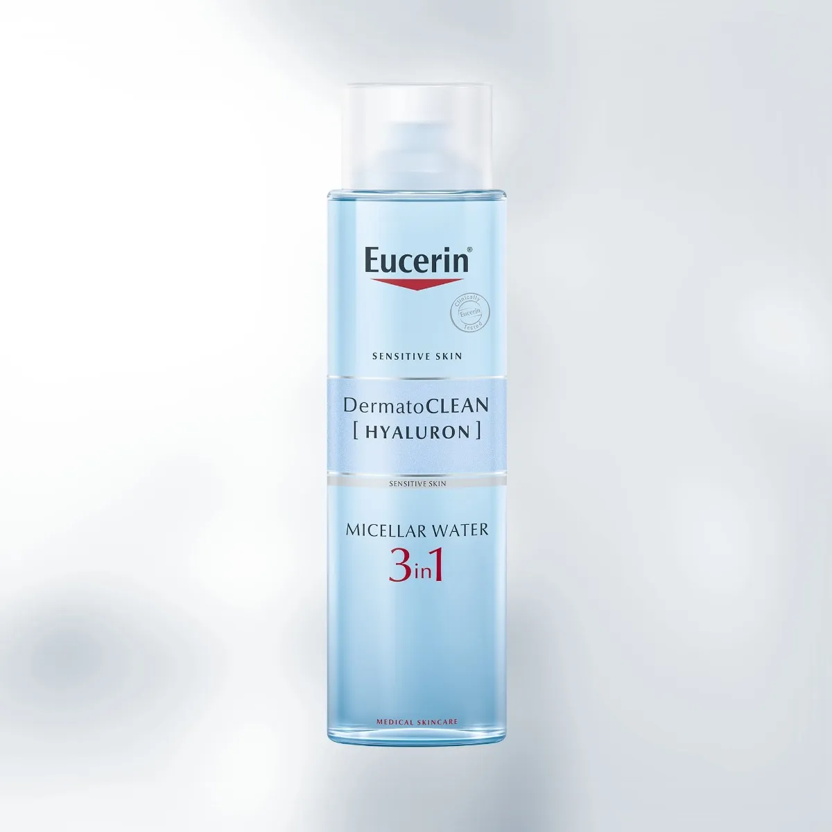 Eucerin DermatoCLEAN HYALURON Micelárna VODA 3v1 1×400 ml, citlivá pleť