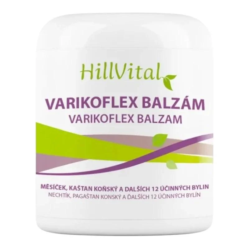 HillVital Varikoflex balzam 250 ml na kŕčové žily Objem: 250 ml
