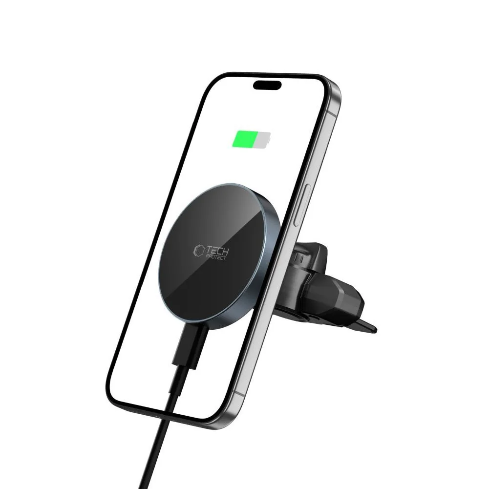 Tech-Protect V5 MagSafe CD Vent držiak na mobil do auta 15W, čierny