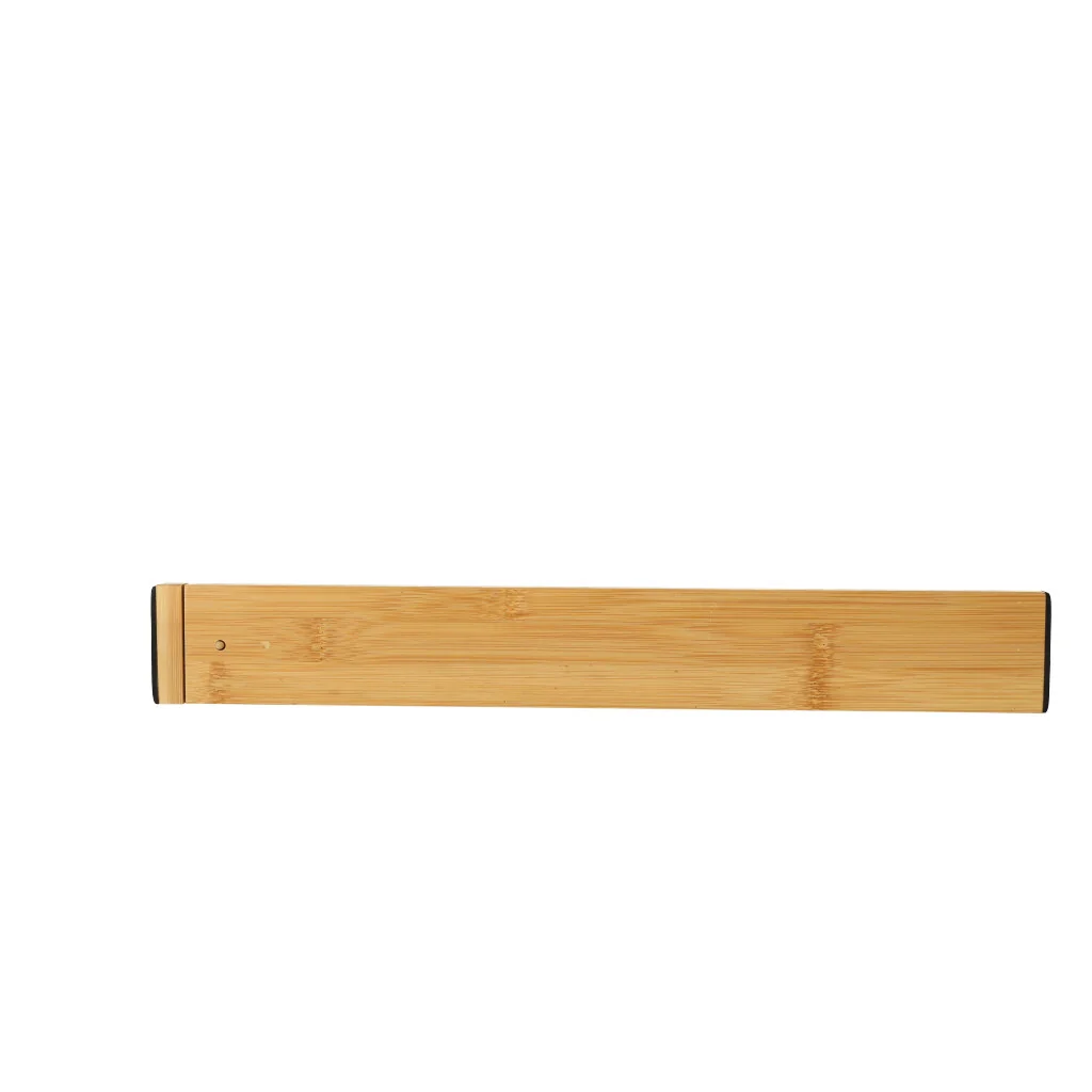 Bambusový oddeľovač do zásuvky – nastaviteľný organizér na príbory 43–56 cm