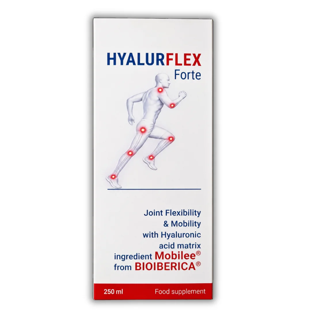 HyalurFlex Forte -Komplexná tekutá formula s kyselinou hyalurónovou, 250 ml