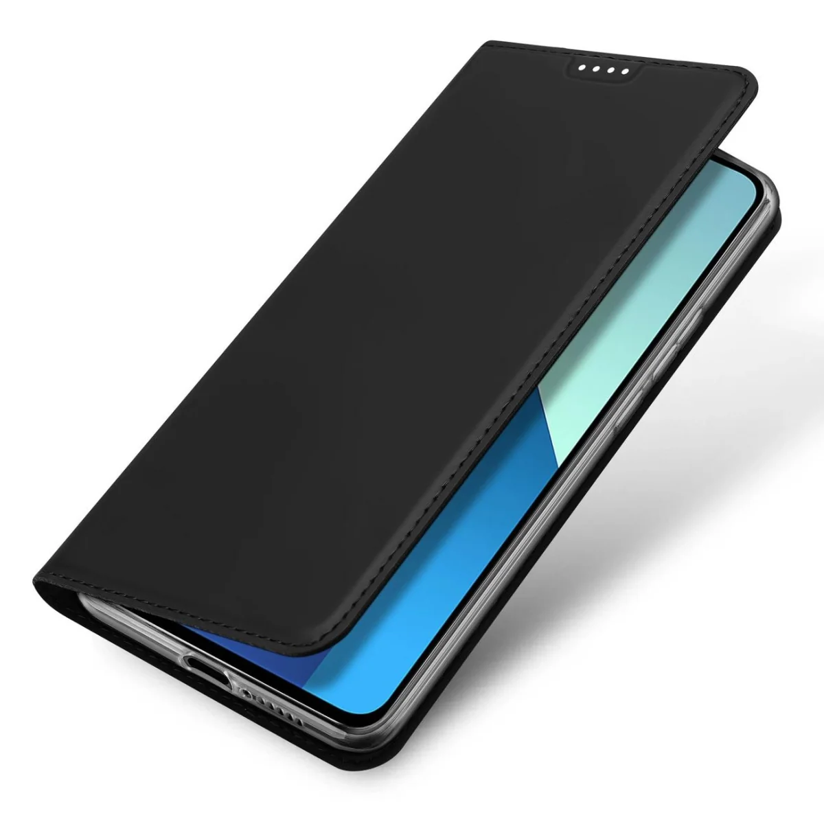 Dux Ducis Skin Pro knižkové puzdro na Xiaomi Redmi Note 13 4G čierne