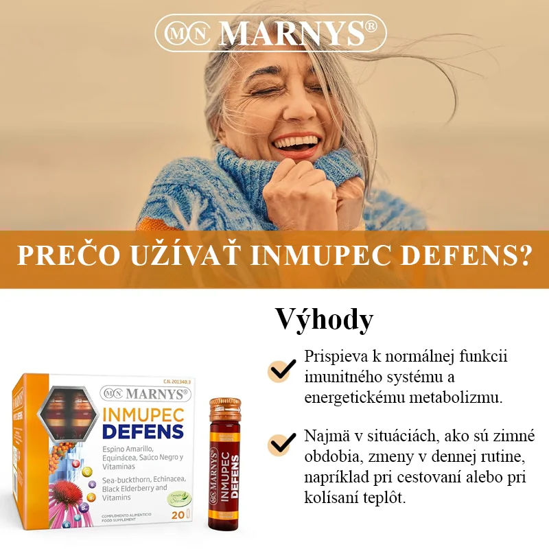 MARNYS Inmupec DeFEnS – silná podpora imunity na každý deň (20 ks)