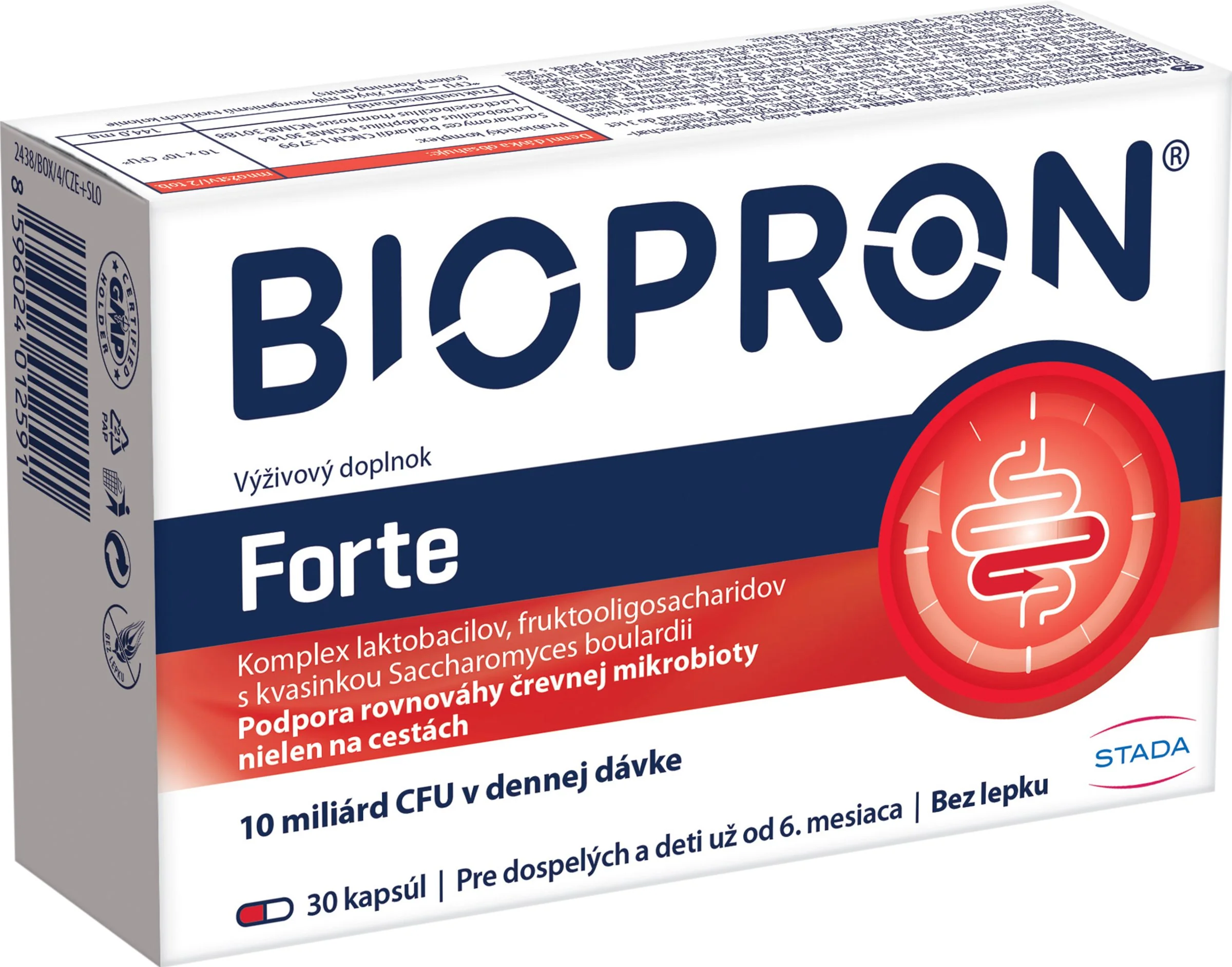 BIOPRON Forte 1×30 cps, výživový doplnok