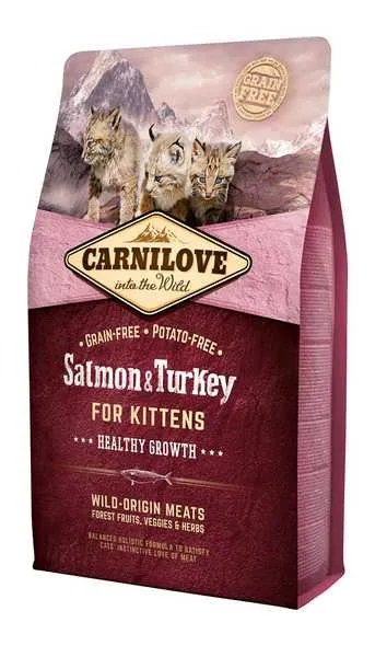 Carnilove Cat Grain Free Salmon&Turkey Kittens Healthy Growth 2kg