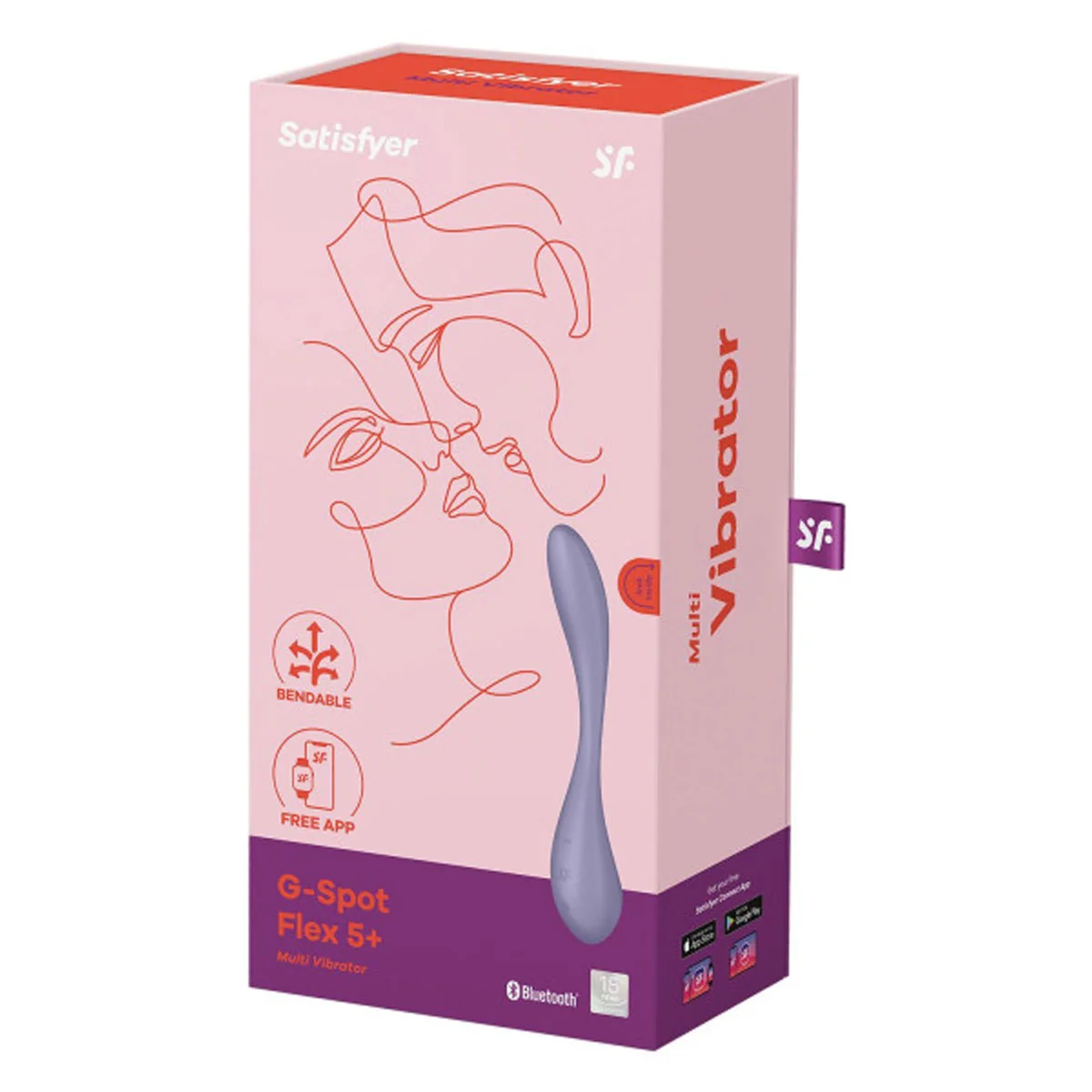 SATISFYER G-Spot Flex 5 - vibrátor na bod G