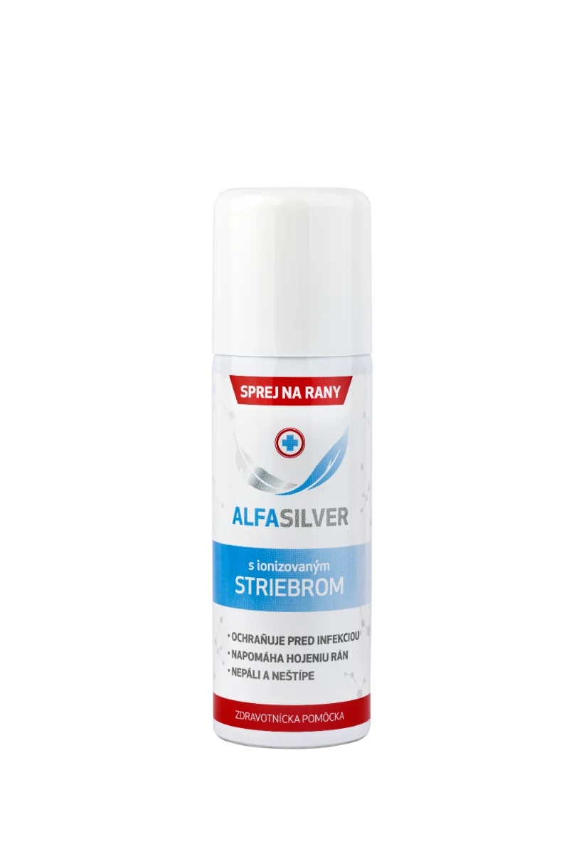 Alfasilver 1×125 ml, sprej na ošetrenie rán