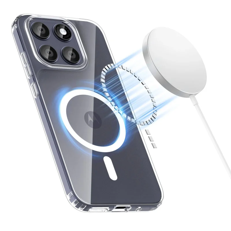 Tech-Protect FlexAir Hybrid MagSafe kryt na Motorola Moto G67 / G77, priesvitný