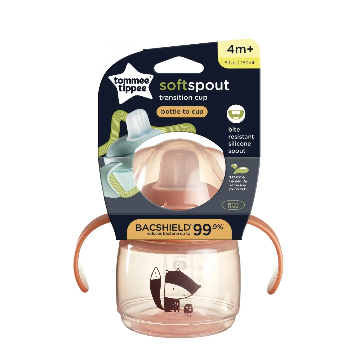 Tommee Tippee hrnček Transition 4m + 150ml - viac farebných variant 1×1 ks, hrnček