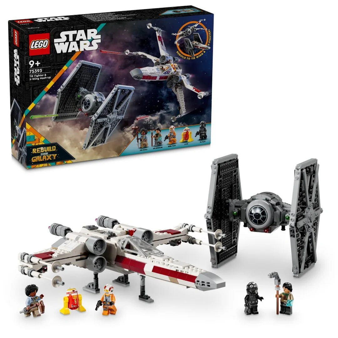 LEGO® Star Wars™ 75393 Stíhačka TIE ＆ X-wing - kombinovaná stavebnica