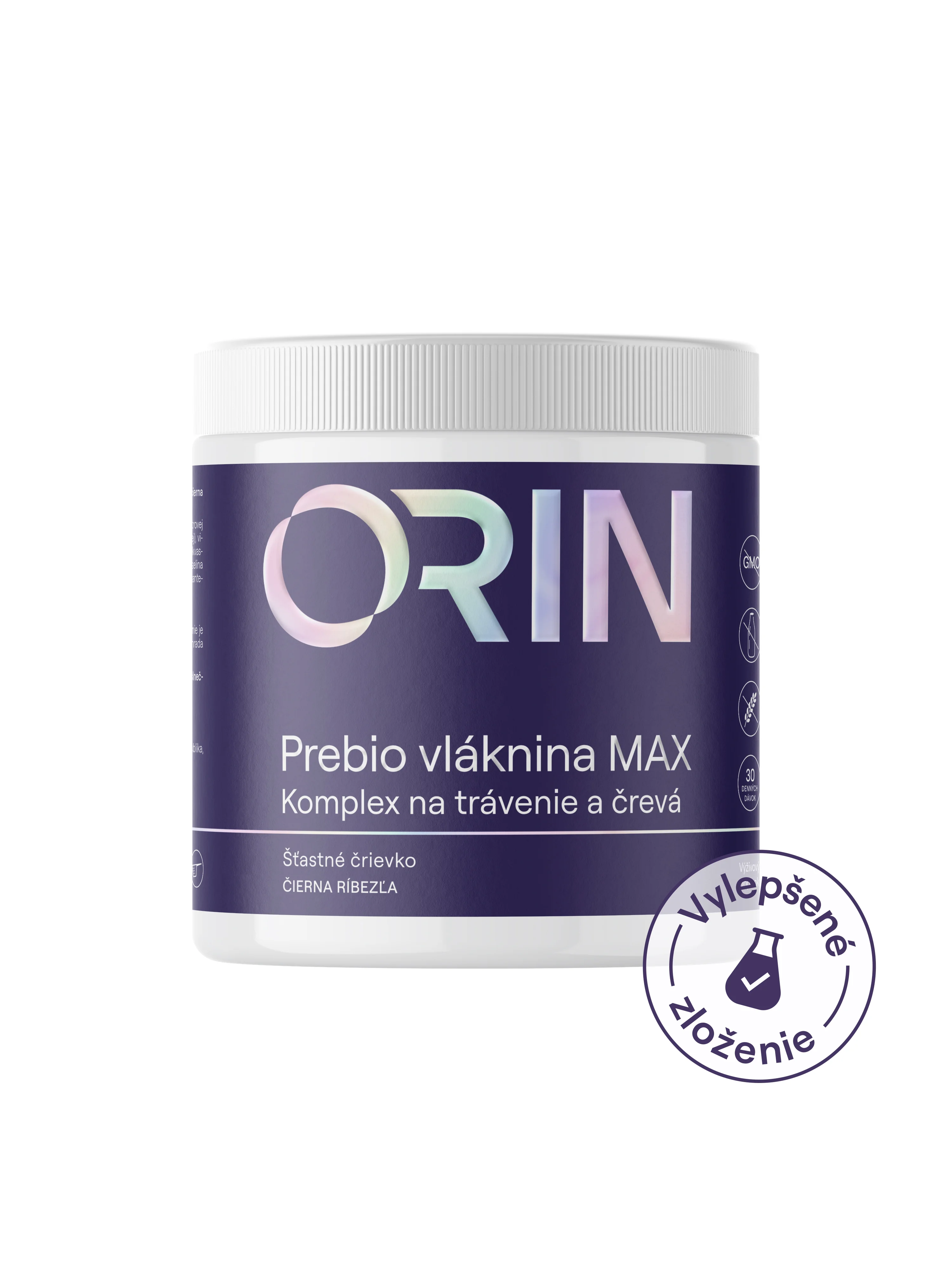 ORIN Prebio vláknina MAX Čierna ríbezľa, 30 dávok, 1x311g