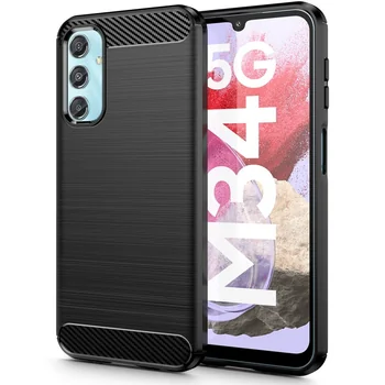 Tech-Protect Carbon kryt na Samsung Galaxy M34 5G, čierny
