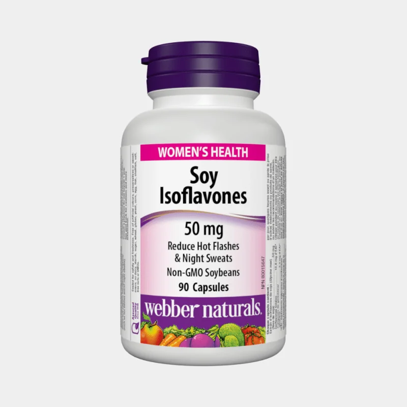 WEBBER NATURALS Fyto sója (sójový izoflavón) 50 mg 1×90 cps, výživový doplnok