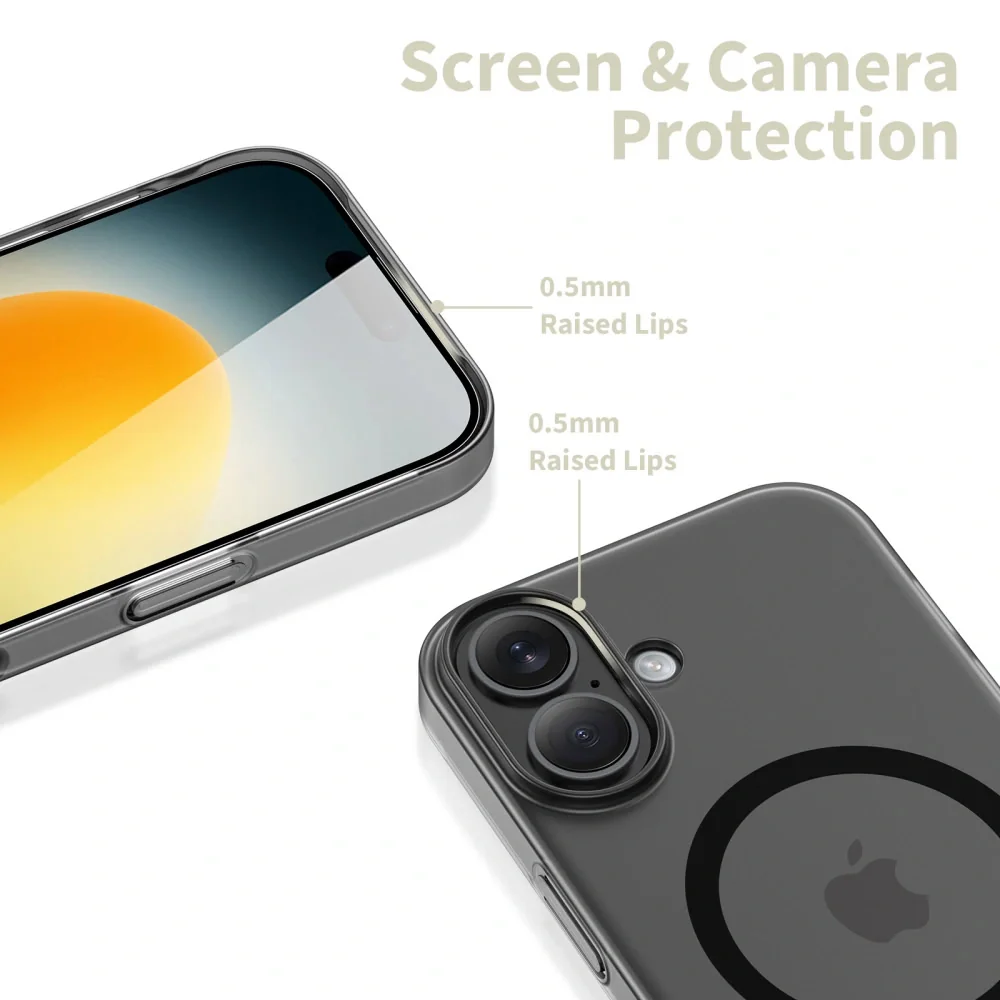 Tech-Protect MagSlim MagSafe kryt na iPhone 17, čierny