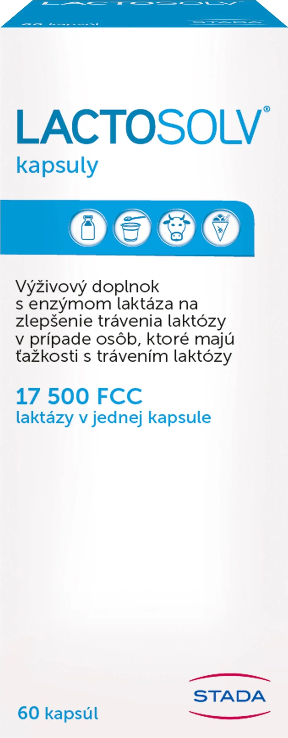LACTOSOLV 1×60 cps, výživový doplnok