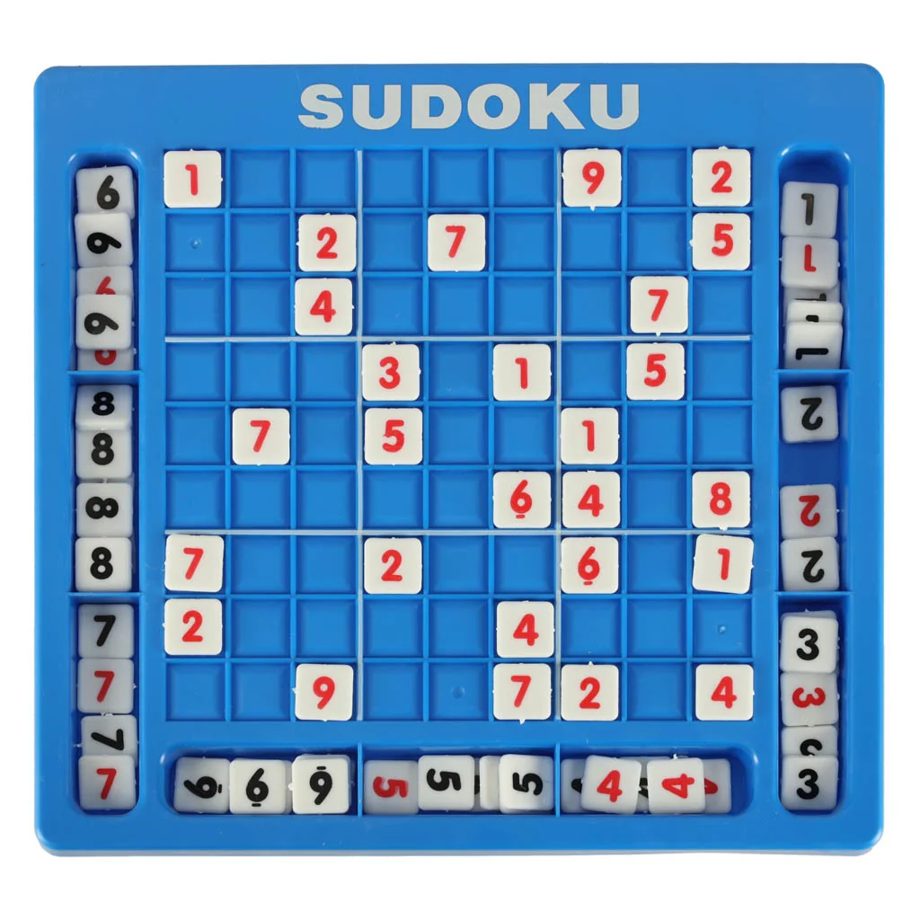 Sudoku stolová hra – doska 25,5×24 cm, 81 kociek